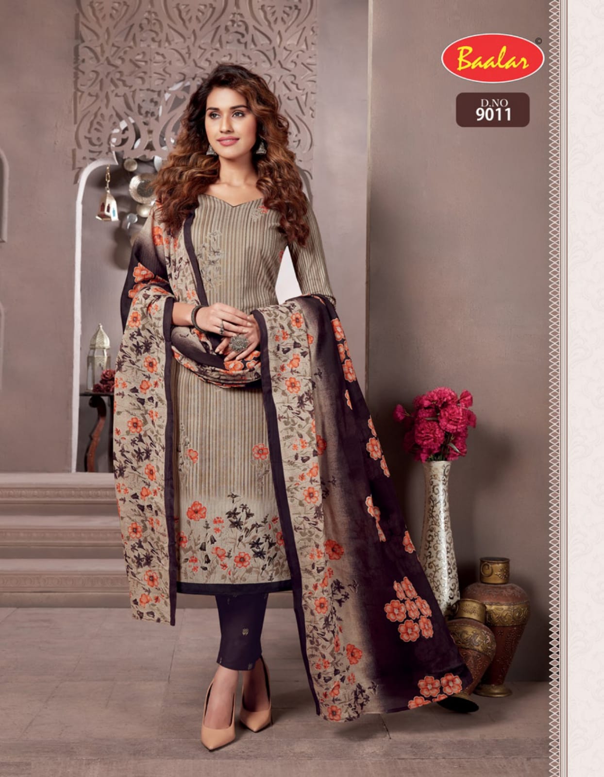 Baalaz Zara 9 Ready Made Regular Wear Cotton Printed Dress Collection
